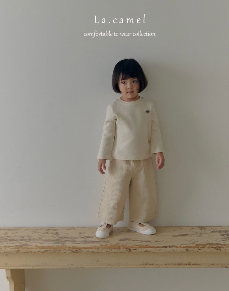 La Camel - Korean Baby Fashion - #smilingbaby - Stitch Wide Pants - 10