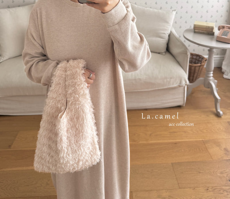 La Camel - Korean Women Fashion - #momslook - Waffle Adult One-piece - 7