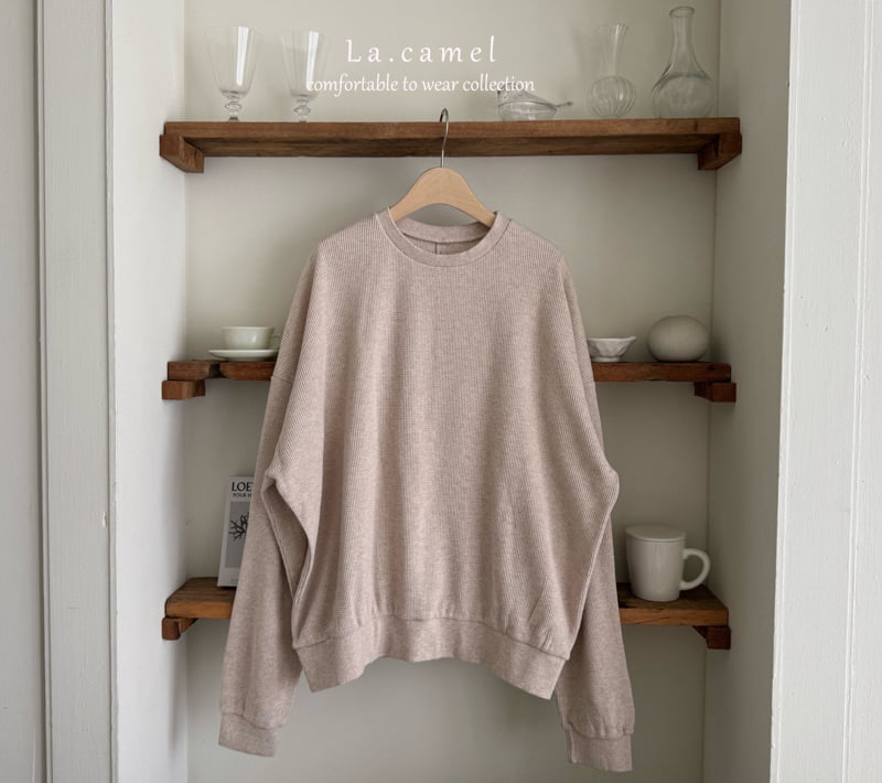 La Camel - Korean Women Fashion - #womensfashion - Waffle Adult Sweatshirt