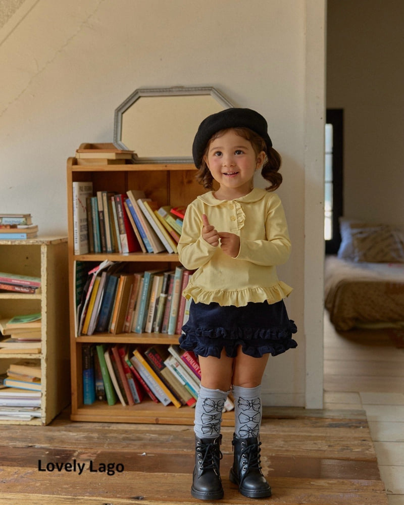 Lago - Korean Children Fashion - #Kfashion4kids - Corduroy Ruffle Pants - 11