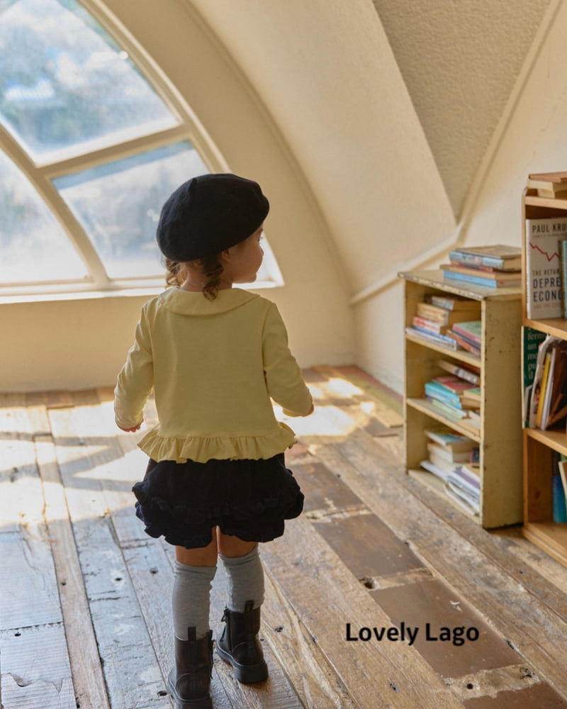 Lago - Korean Children Fashion - #Kfashion4kids - Mini Frill Collar Tee - 10