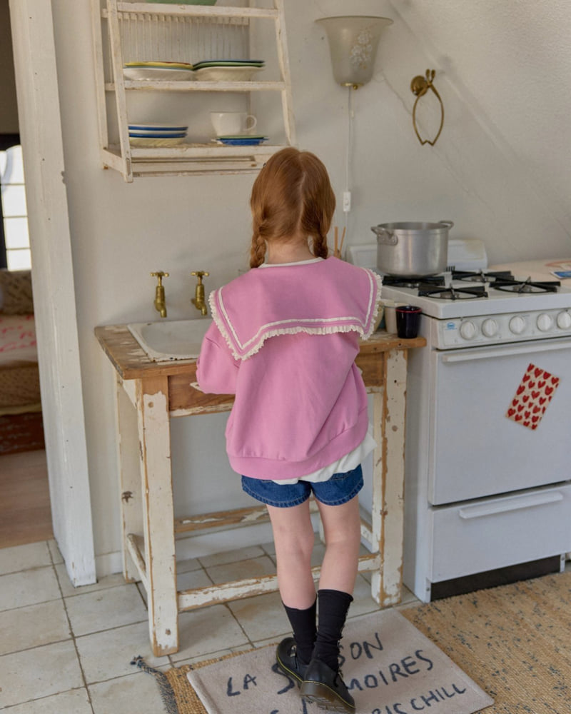 Lago - Korean Children Fashion - #Kfashion4kids - Lace Sailor Cardigan - 6
