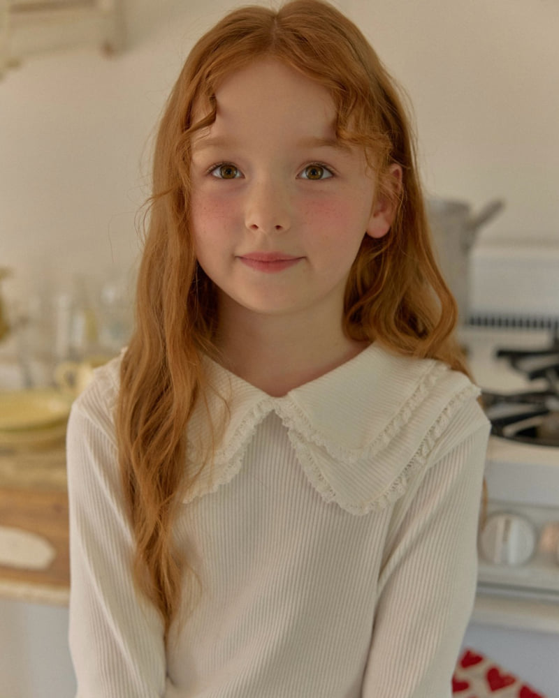 Lago - Korean Children Fashion - #Kfashion4kids - Double Collar Tee - 2