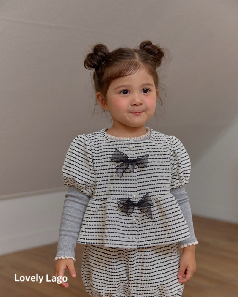Lago - Korean Children Fashion - #childofig - Pearl Ribbon Set - 6