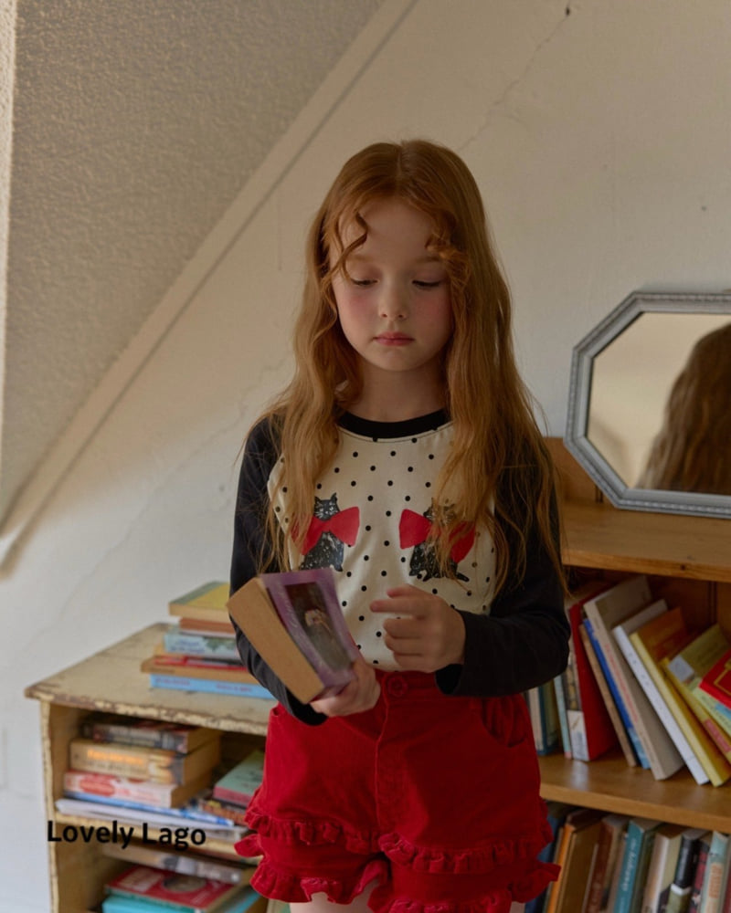 Lago - Korean Children Fashion - #childrensboutique - Cat Raglan Tee - 12