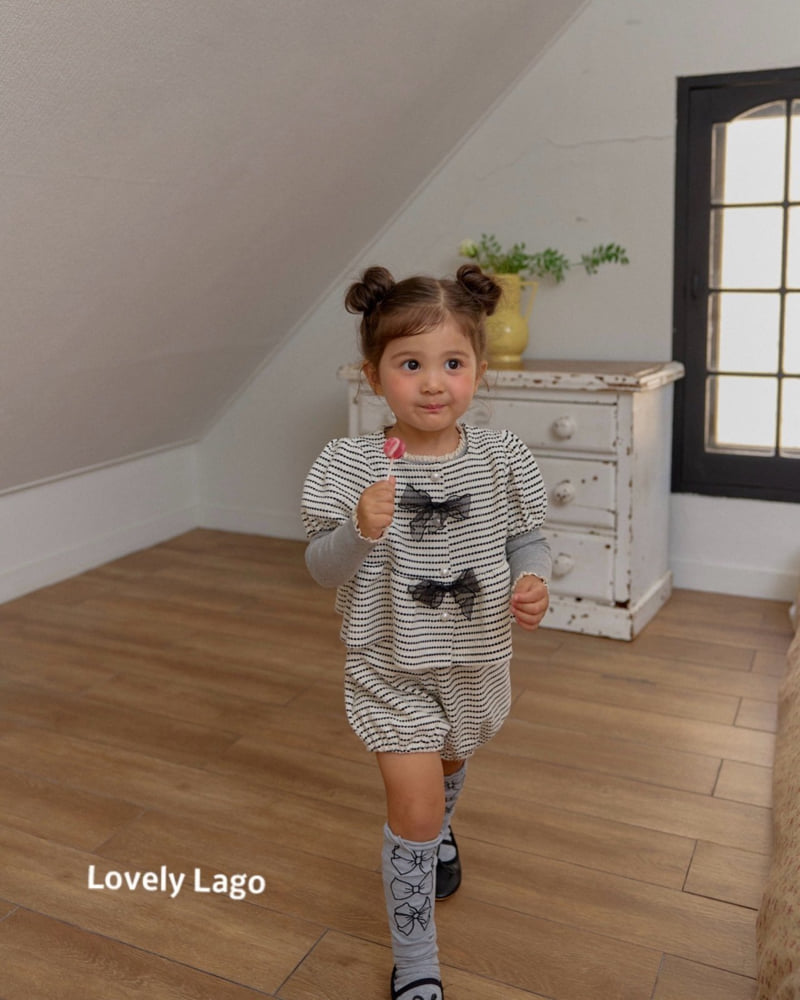 Lago - Korean Children Fashion - #childrensboutique - Pearl Ribbon Set - 7