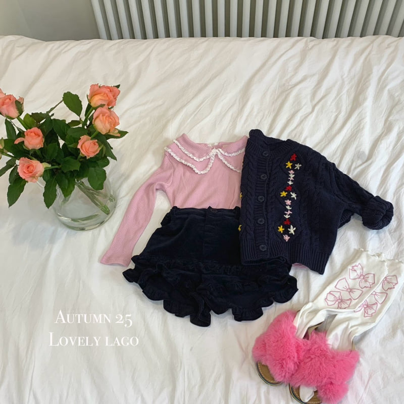 Lago - Korean Children Fashion - #childrensboutique - Double Collar Tee - 11