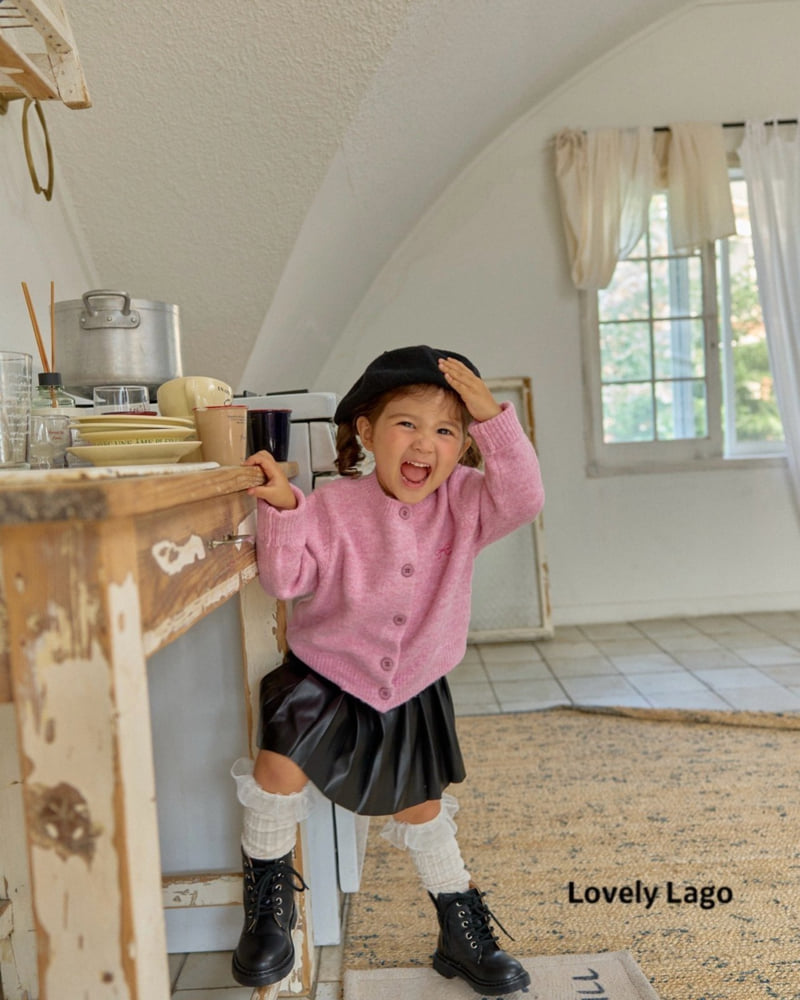 Lago - Korean Children Fashion - #discoveringself - Ribbon Soft Cardigan - 10