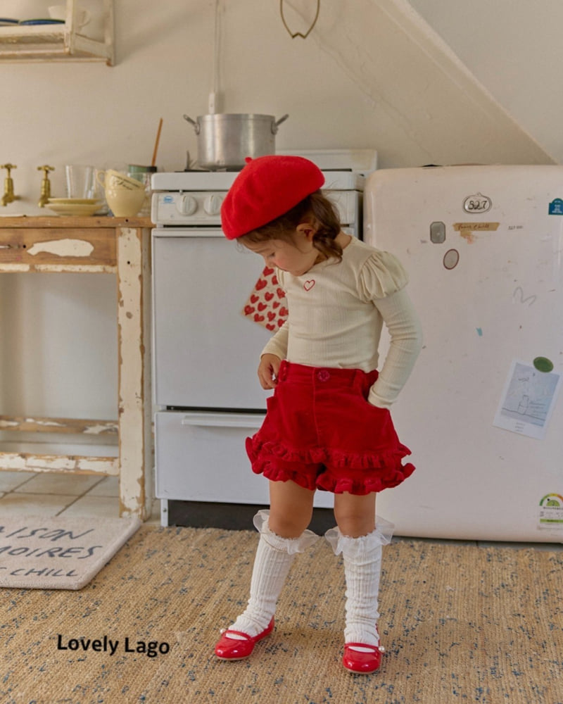 Lago - Korean Children Fashion - #discoveringself - Corduroy Ruffle Pants - 6