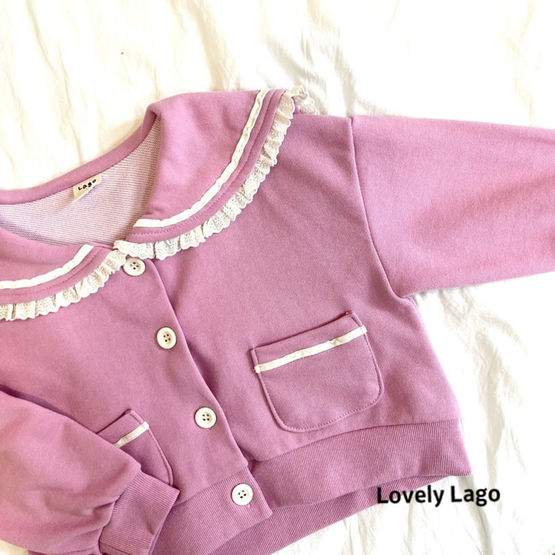 Lago - Korean Children Fashion - #discoveringself - Lace Sailor Cardigan