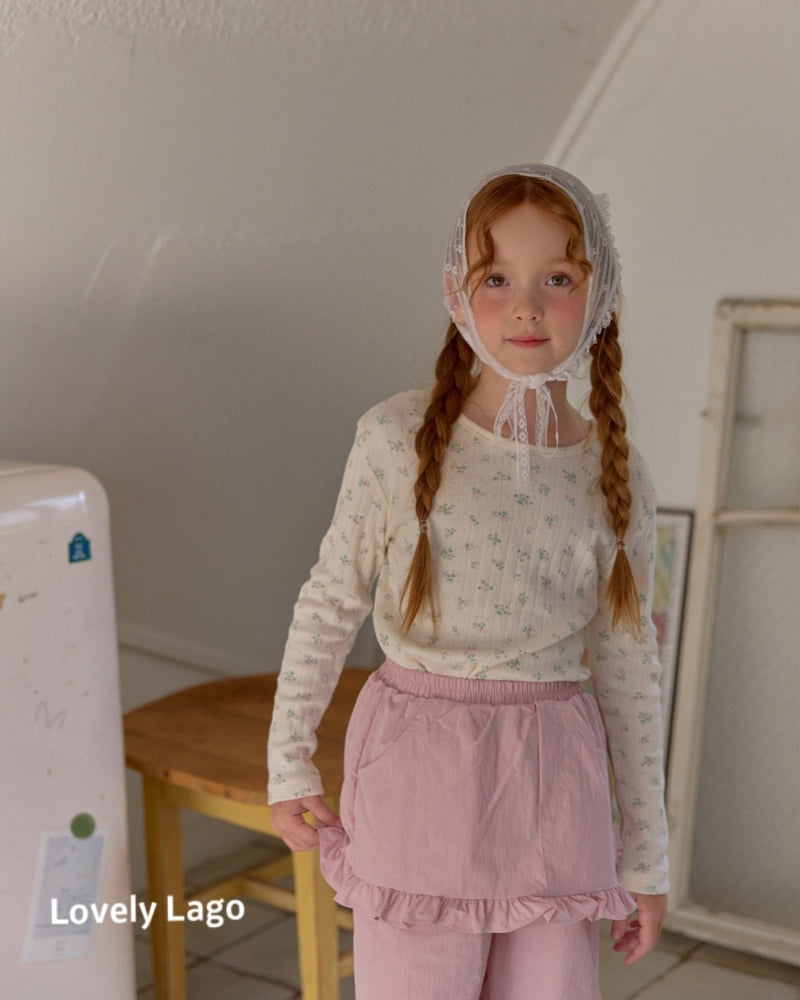 Lago - Korean Children Fashion - #discoveringself - Flower Eyelet Tee - 6
