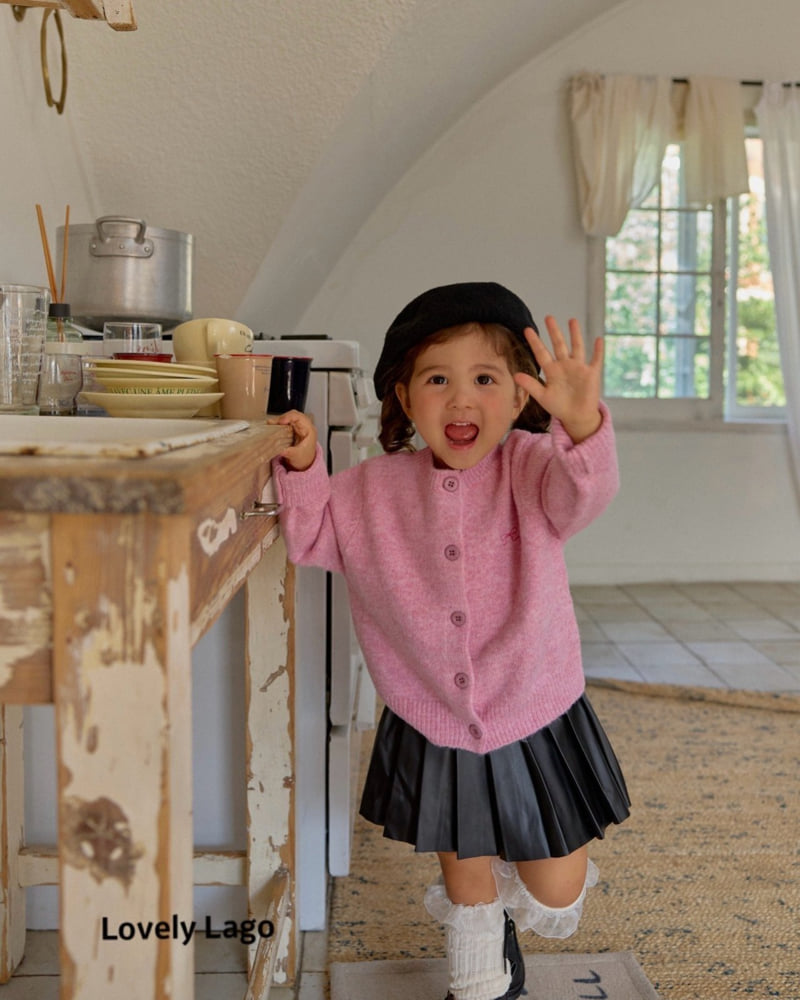 Lago - Korean Children Fashion - #kidsshorts - Ribbon Soft Cardigan - 12