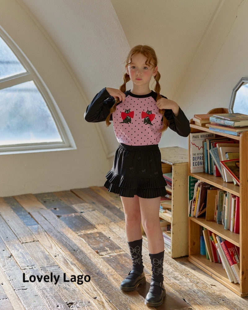 Lago - Korean Children Fashion - #kidsstore - Cat Raglan Tee - 4