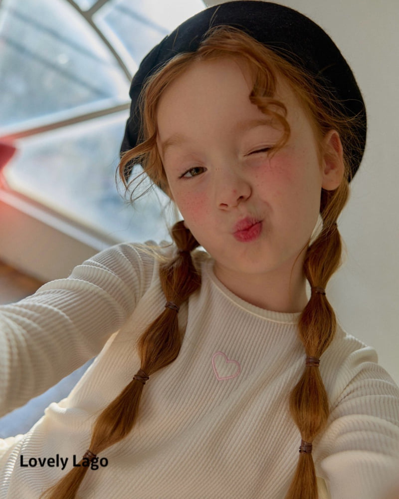 Lago - Korean Children Fashion - #littlefashionista - Balloon Ribbed Tee - 8