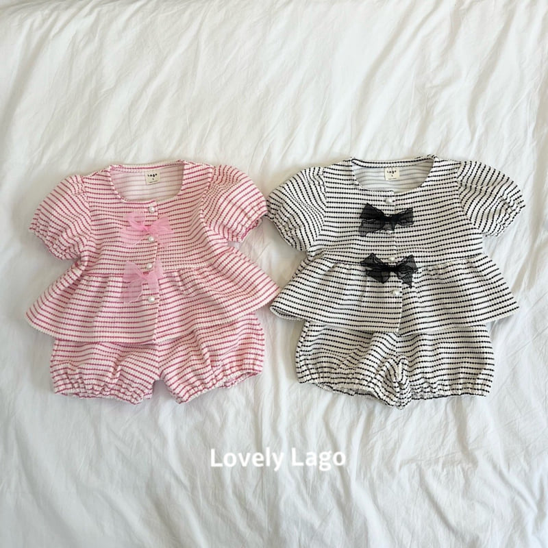 Lago - Korean Children Fashion - #littlefashionista - Pearl Ribbon Set