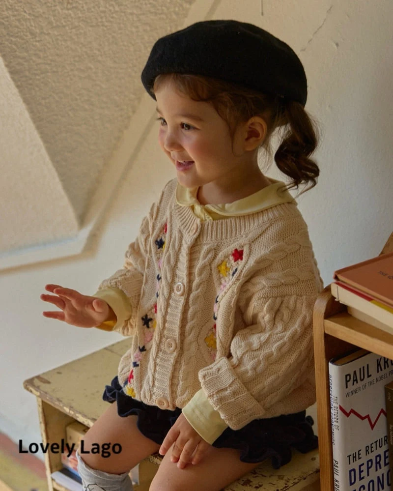Lago - Korean Children Fashion - #magicofchildhood - Mini Frill Collar Tee - 12