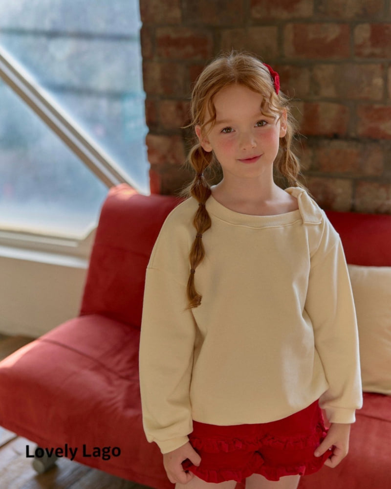 Lago - Korean Children Fashion - #magicofchildhood - Ribbon Unbalanced Sweatshirt - 11