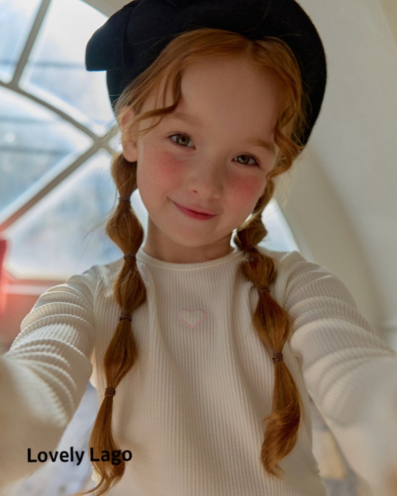 Lago - Korean Children Fashion - #magicofchildhood - Balloon Ribbed Tee - 9
