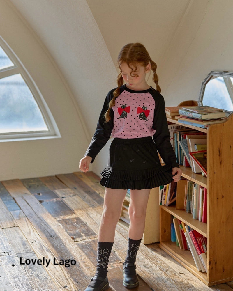 Lago - Korean Children Fashion - #magicofchildhood - Cat Raglan Tee - 7