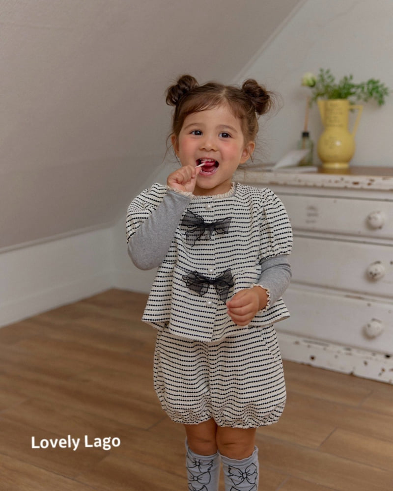 Lago - Korean Children Fashion - #magicofchildhood - Pearl Ribbon Set - 2