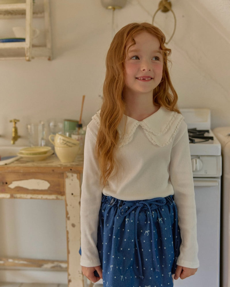 Lago - Korean Children Fashion - #minifashionista - Double Collar Tee - 5