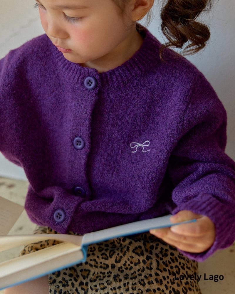 Lago - Korean Children Fashion - #prettylittlegirls - Ribbon Soft Cardigan - 3