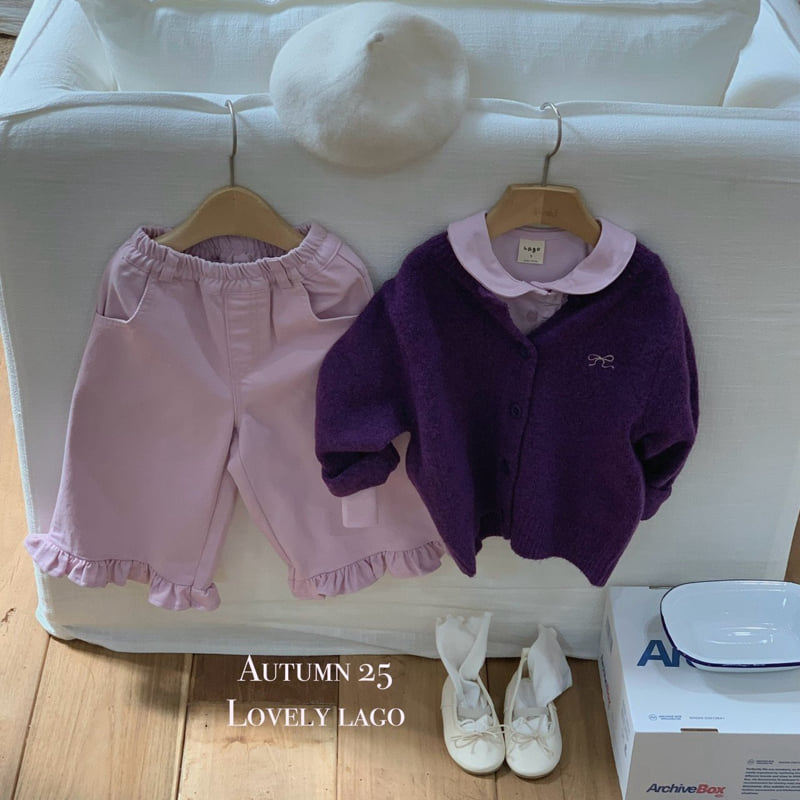 Lago - Korean Children Fashion - #prettylittlegirls - Frill Capri Pants - 12