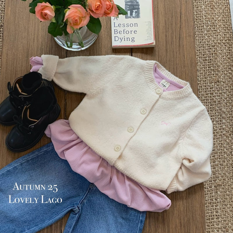Lago - Korean Children Fashion - #prettylittlegirls - Balloon Ribbed Tee - 11