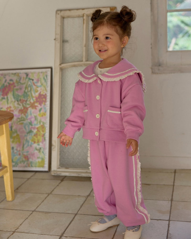 Lago - Korean Children Fashion - #prettylittlegirls - Lace Sailor Cardigan - 10