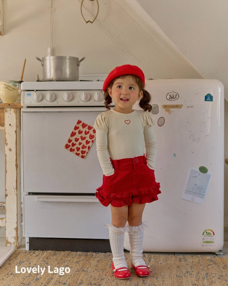 Lago - Korean Children Fashion - #toddlerclothing - Petit Puff Tee - 4