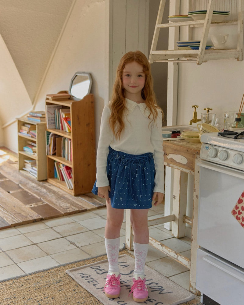 Lago - Korean Children Fashion - #stylishchildhood - Double Collar Tee - 9