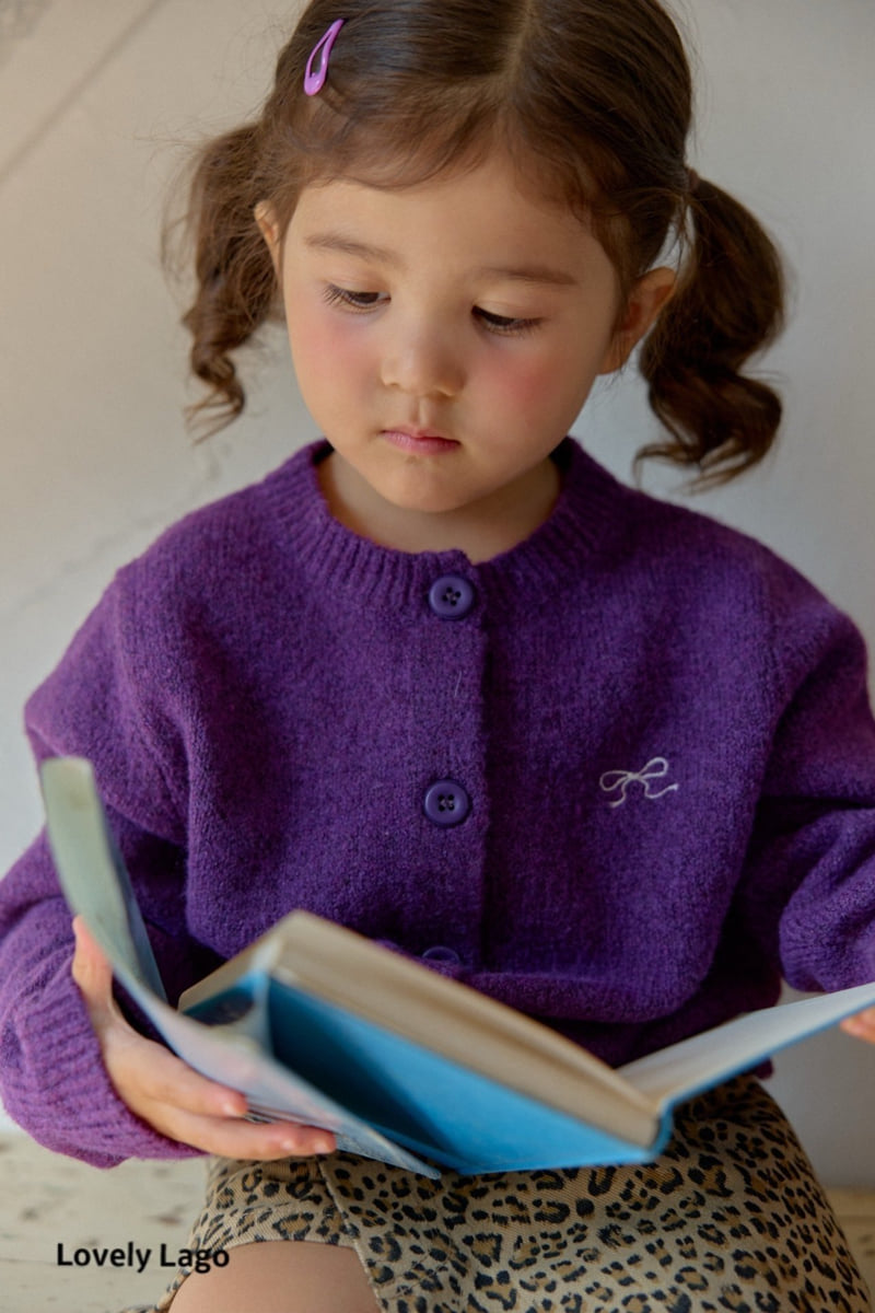 Lago - Korean Children Fashion - #prettylittlegirls - Ribbon Soft Cardigan - 4