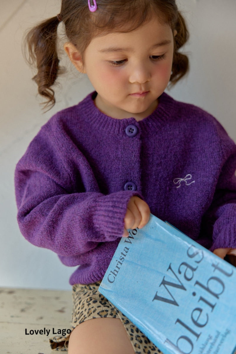 Lago - Korean Children Fashion - #toddlerclothing - Ribbon Soft Cardigan - 5