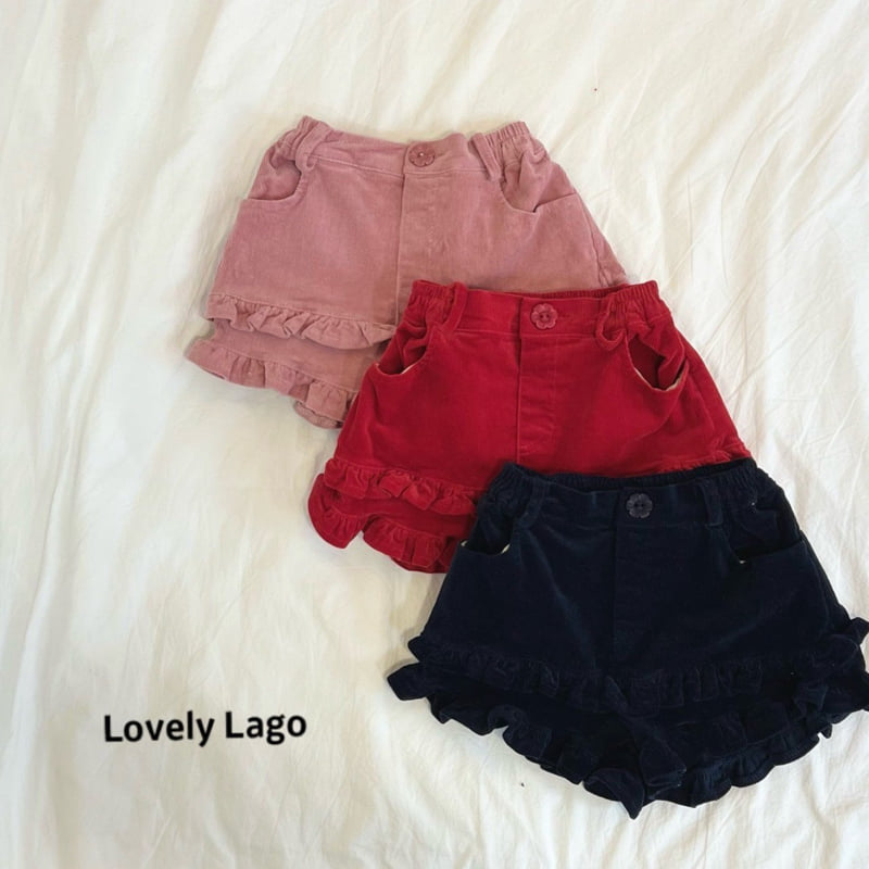 Lago - Korean Children Fashion - #toddlerclothing - Corduroy Ruffle Pants