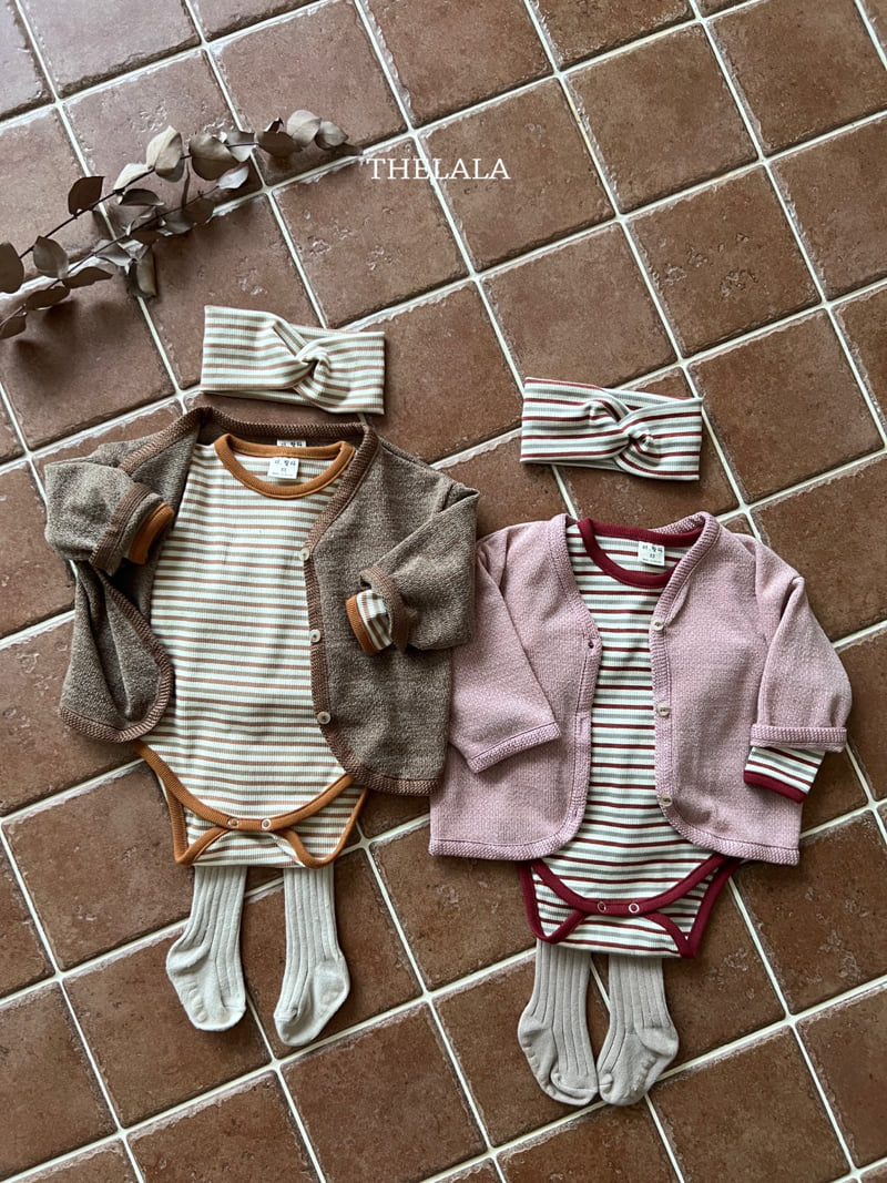 Lala - Korean Baby Fashion - #smilingbaby - Brownie Cardigan - 4