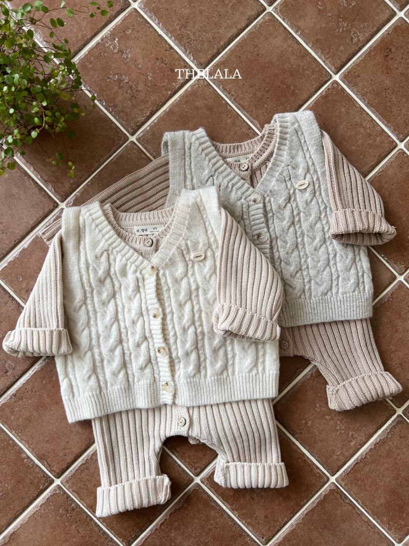 Lala - Korean Baby Fashion - #babyboutique - Rocco Knit Vest