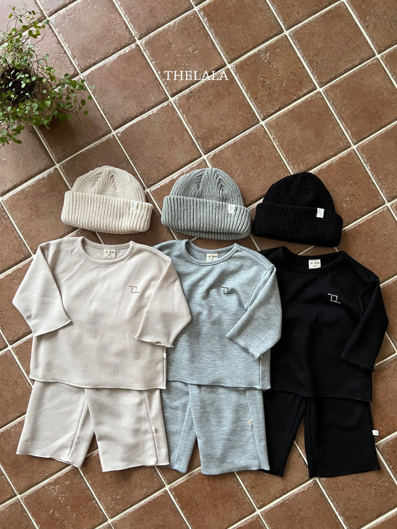 Lala - Korean Baby Fashion - #babyboutiqueclothing - Lego Top Bottom Set - 3