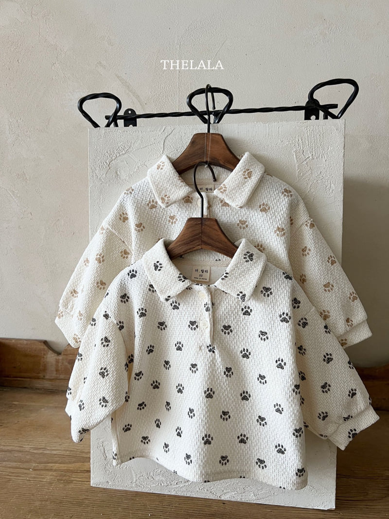 Lala - Korean Baby Fashion - #babyboutiqueclothing - Paw Tee - 10
