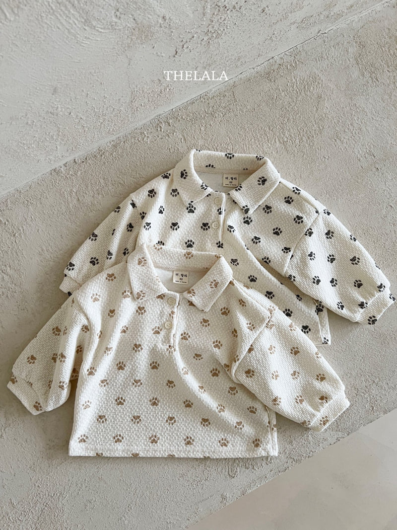 Lala - Korean Baby Fashion - #babyclothing - Paw Tee - 11