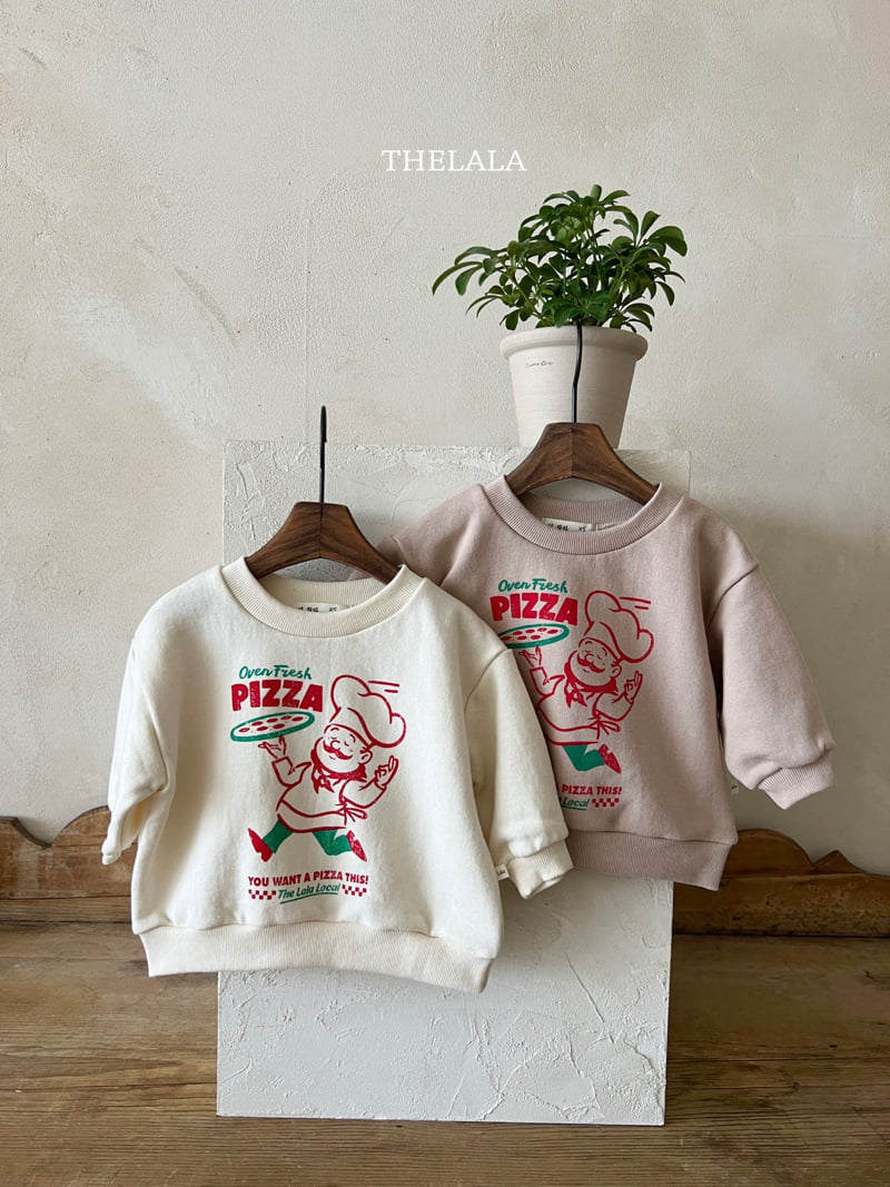 Lala - Korean Baby Fashion - #babyclothing - Pizza Man Sweatshirt - 8