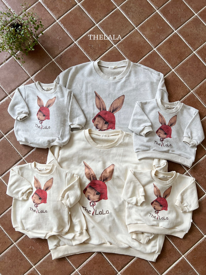 Lala - Korean Baby Fashion - #babyfashion - Red Bunny Sweatshirt - 4