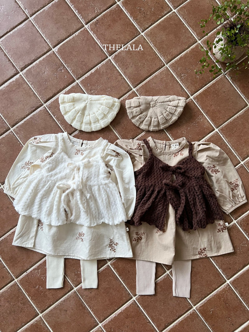 Lala - Korean Baby Fashion - #babyfever - Embroidery One-piece