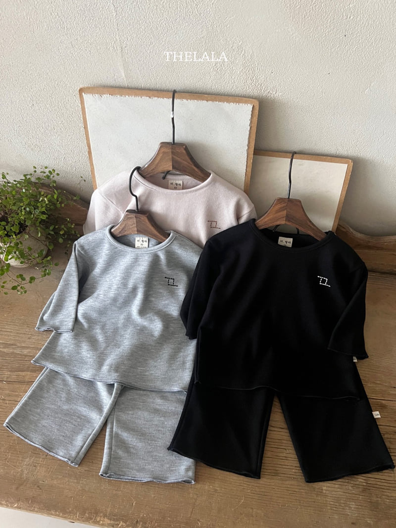 Lala - Korean Baby Fashion - #babygirlfashion - Lego Top Bottom Set - 7