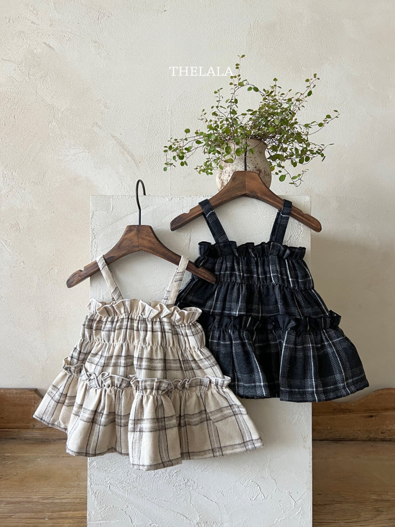 Lala - Korean Baby Fashion - #babylifestyle - Check Bustier - 8