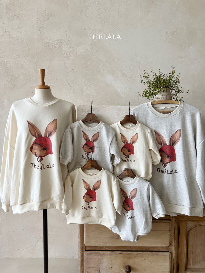 Lala - Korean Baby Fashion - #babylifestyle - Red Bunny Sweatshirt - 6