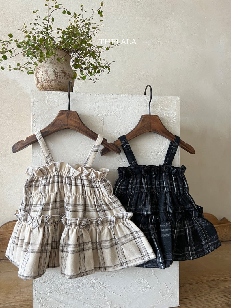 Lala - Korean Baby Fashion - #babyoninstagram - Check Bustier - 9