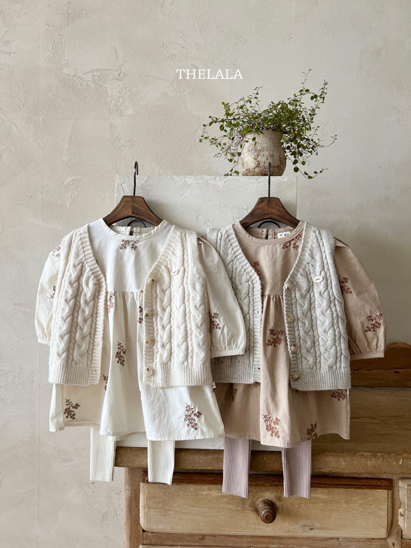 Lala - Korean Baby Fashion - #babylifestyle - Embroidery One-piece - 4
