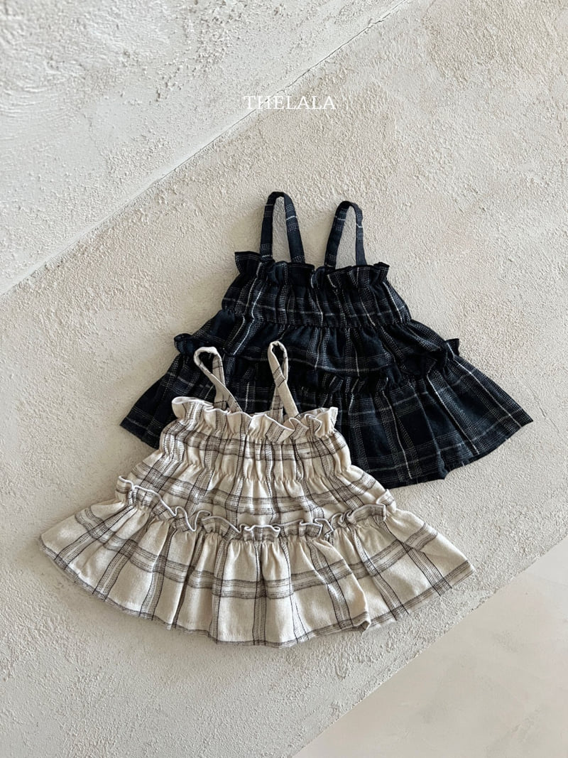 Lala - Korean Baby Fashion - #babyootd - Check Bustier - 10