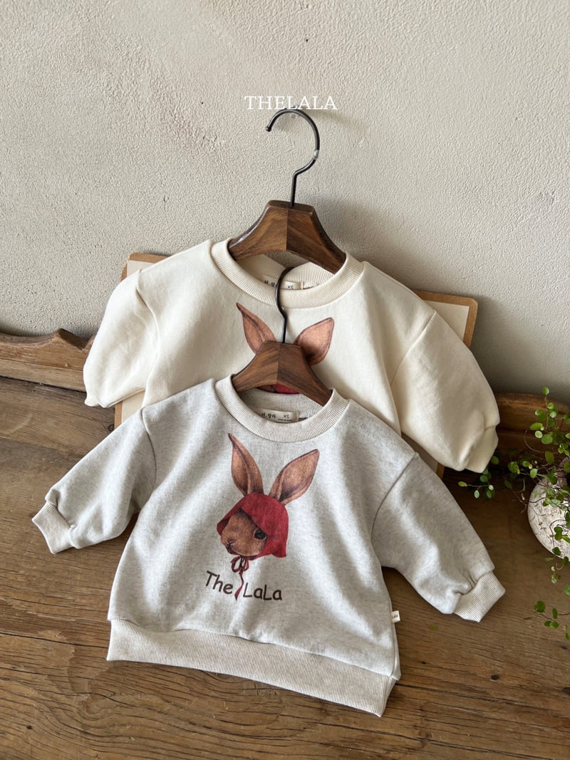 Lala - Korean Baby Fashion - #babyootd - Red Bunny Sweatshirt - 8