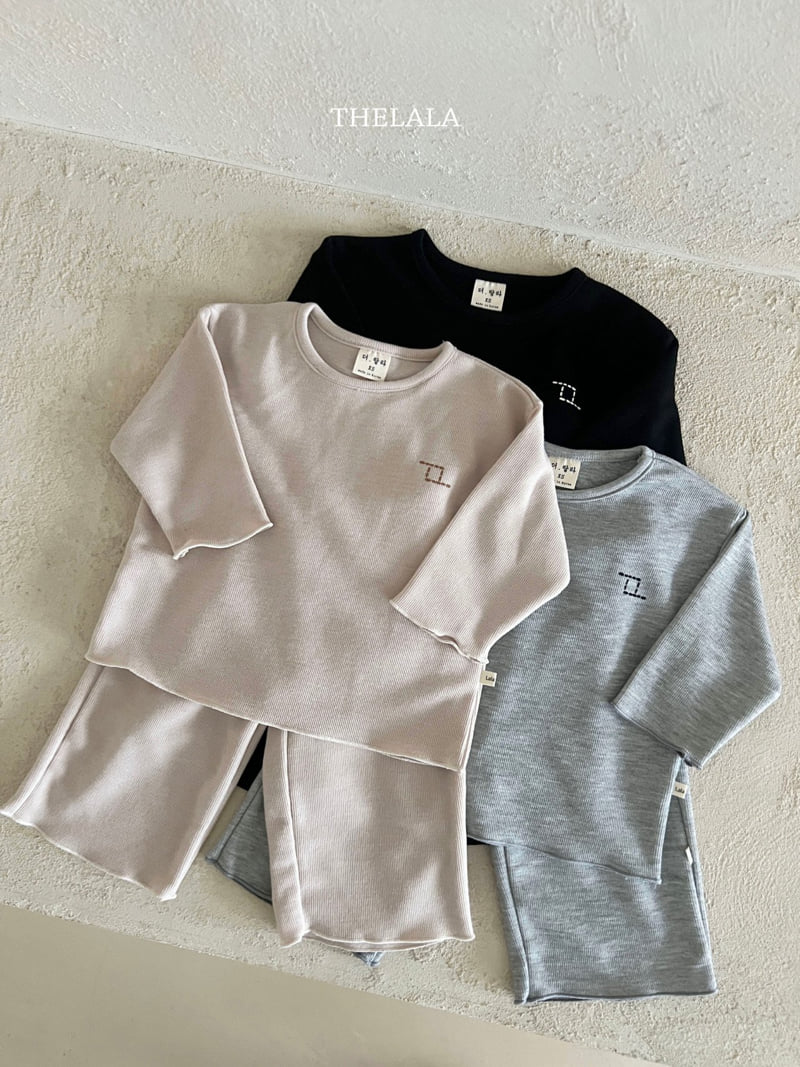Lala - Korean Baby Fashion - #babyoutfit - Lego Top Bottom Set - 11